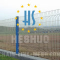 Blue & White PVC Coated Welded Mesh Fence